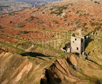 Holman's and Rule's Shafts, South Caradon Mine Aerial